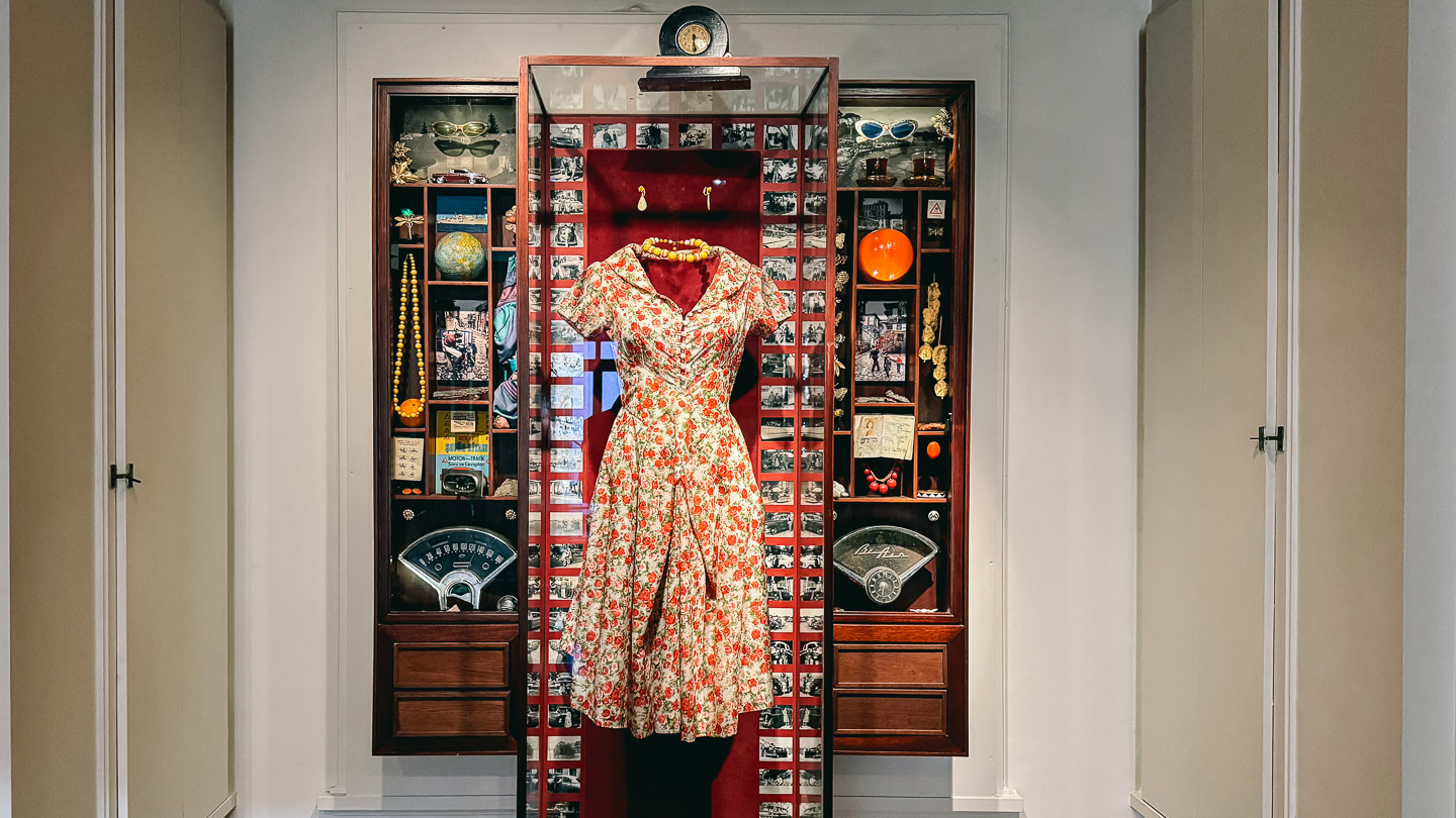 Fusun's dress in the The Museum of Innocence in Istanbul