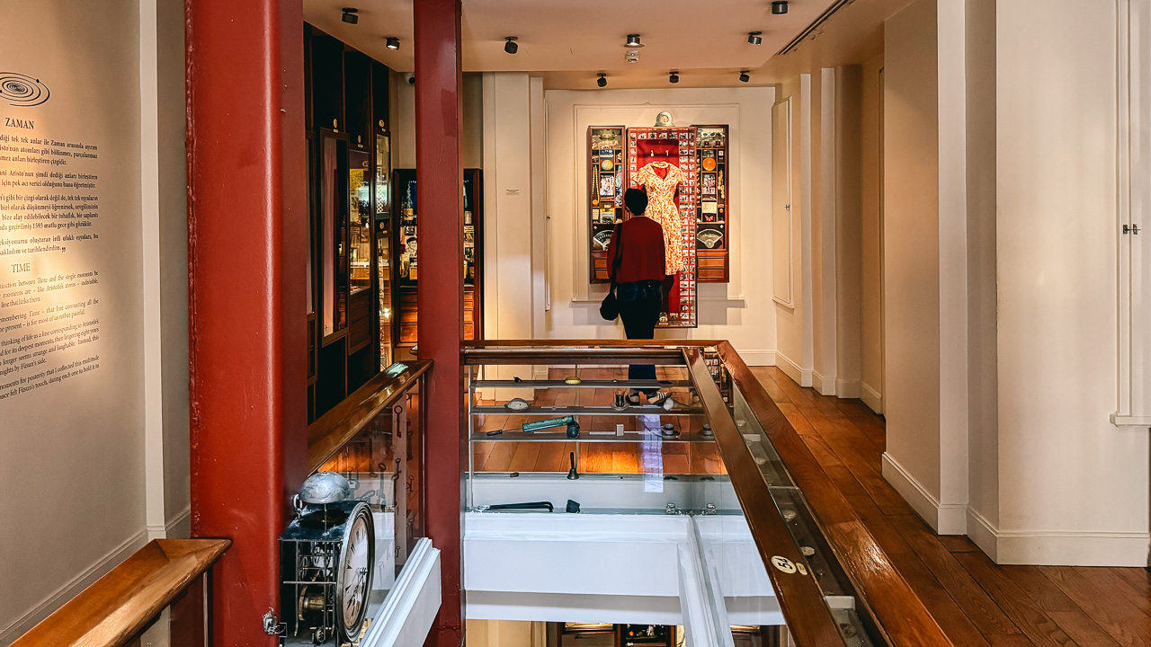 The interior of The Museum of Innocence