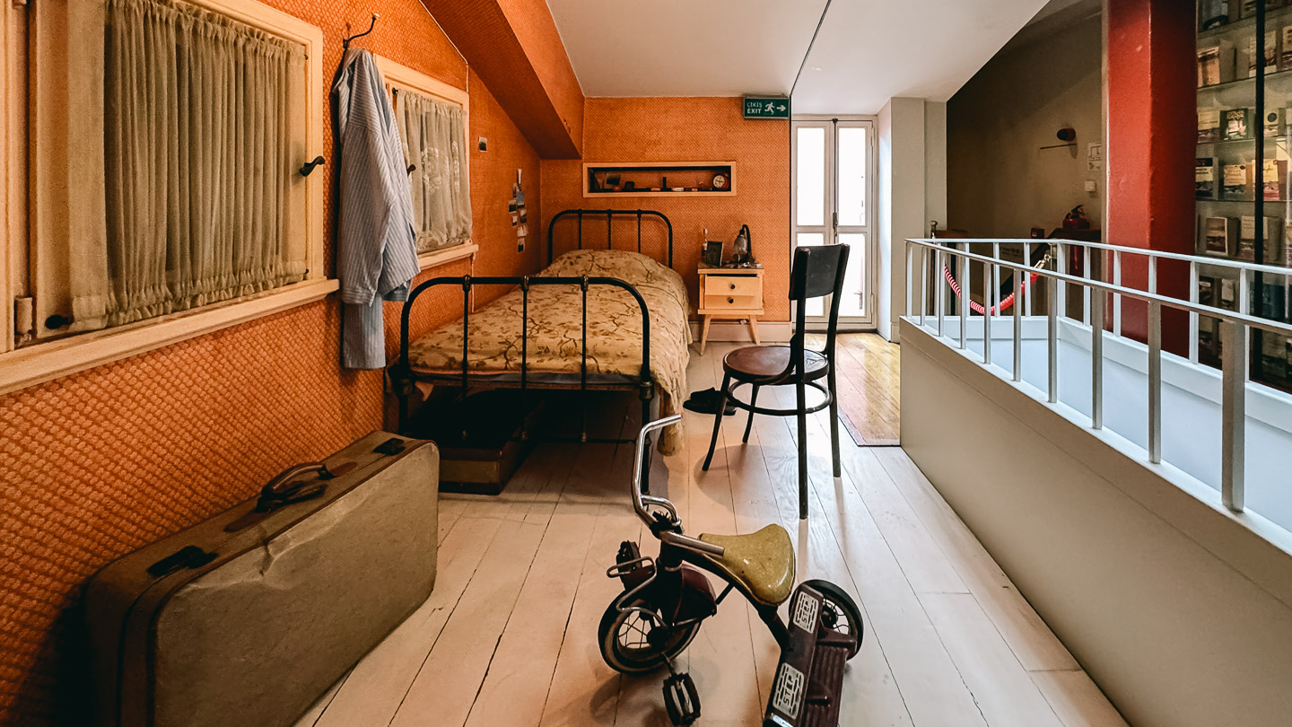 The third floor room on the Museum of Innocence in Istanbul