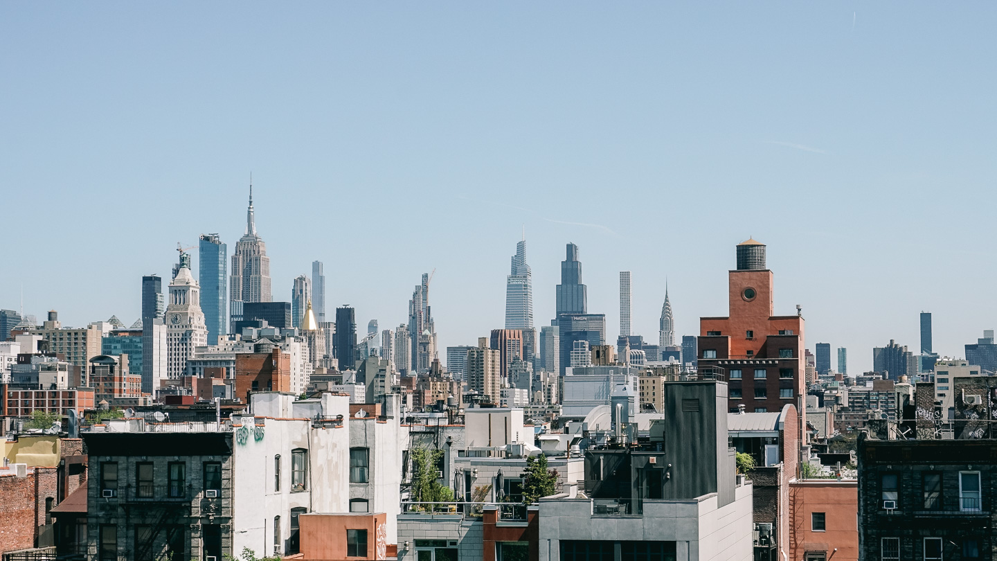 The skyline of New York City featured on my 2025 Year Review