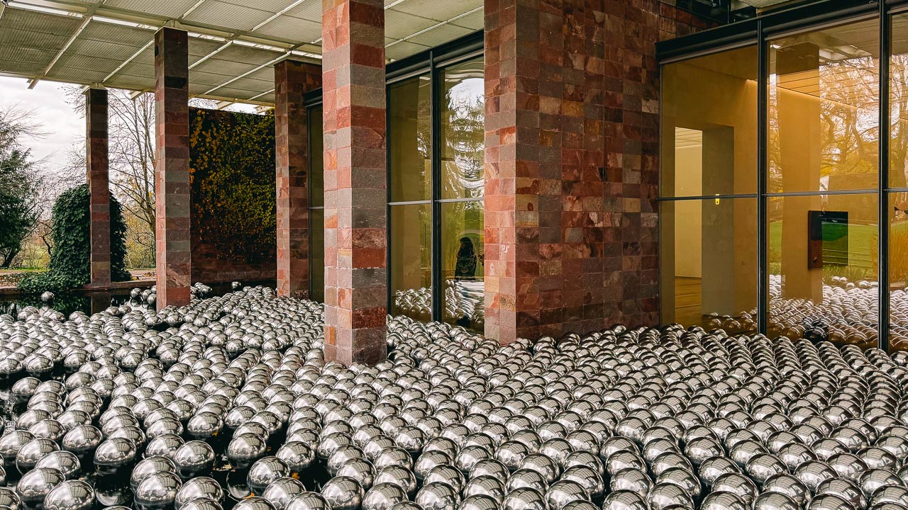 Narcissus Garden by Yayoi Kusama at Fondation Beyeler in Basel