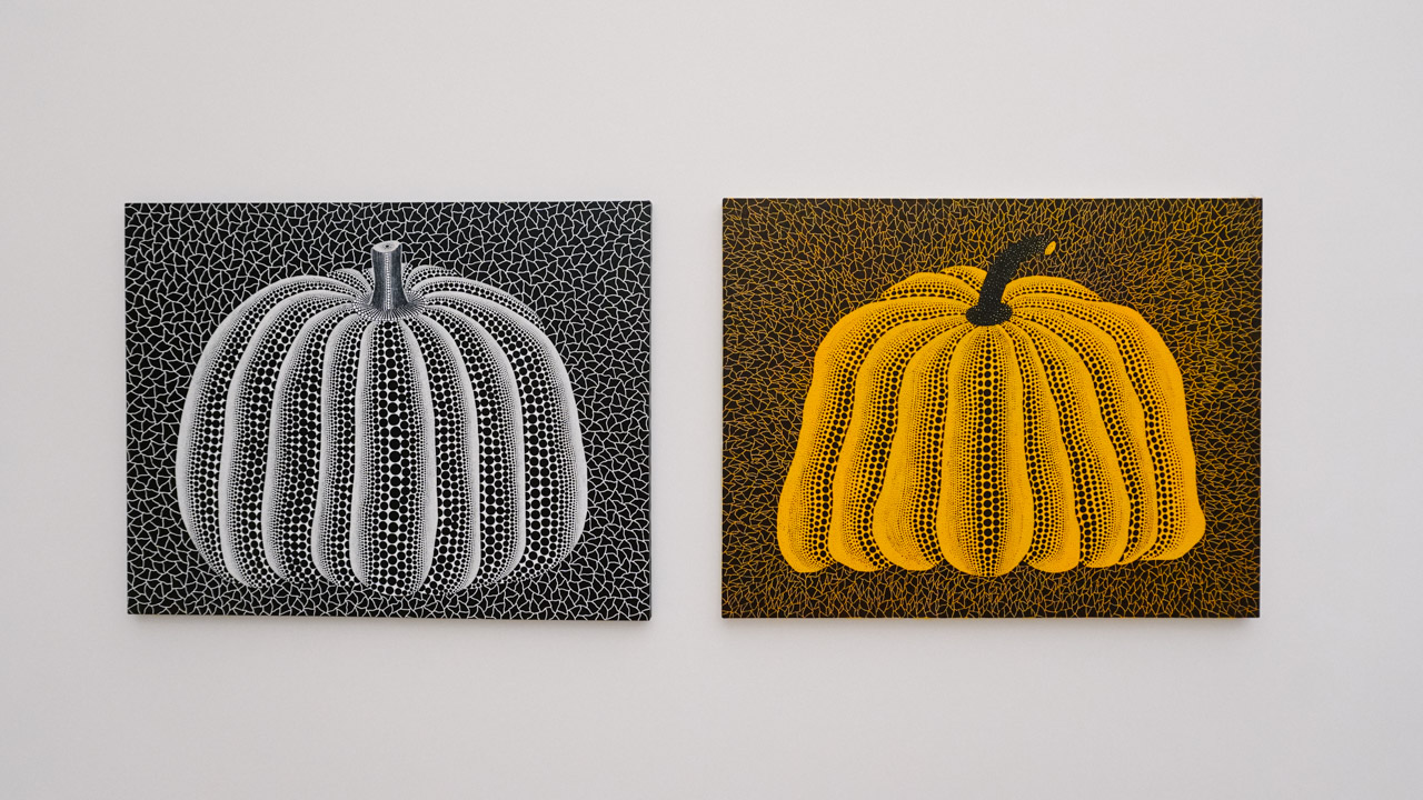 Pumpkins by Yayoi Kusama at Fondation Beyeler