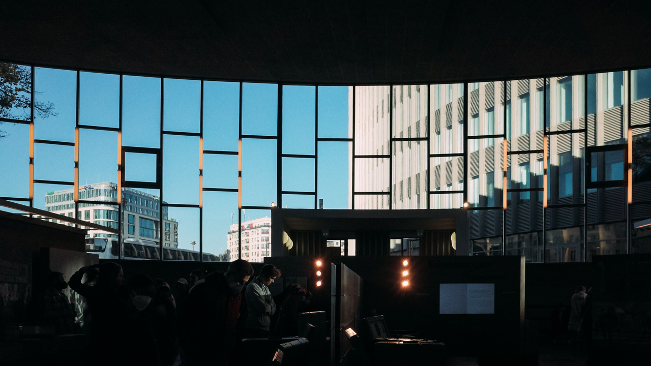 Inside the Palace of Tears in Berlin Germany