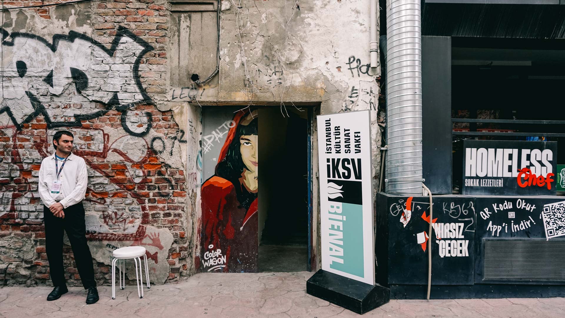 The exterior of the Cone Factory in Istanbul