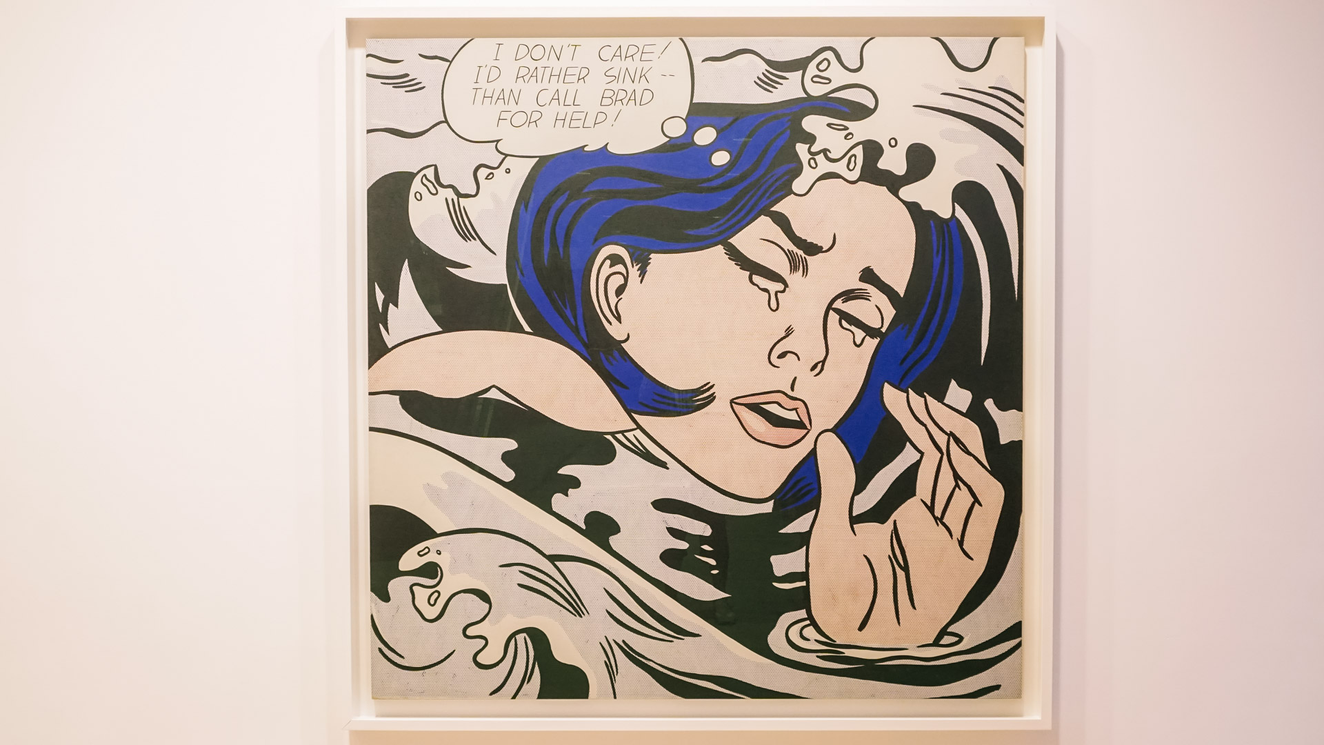 Drowning Girl Roy Lichtenstein MoMA
