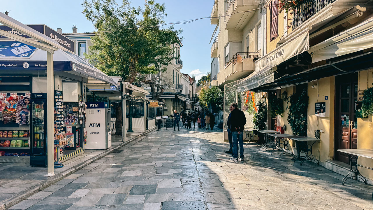 The Kidathineon Square in Plaka
