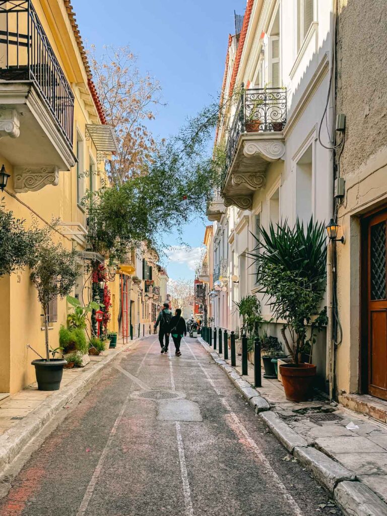 The picturesque Lisiou Street in Athens