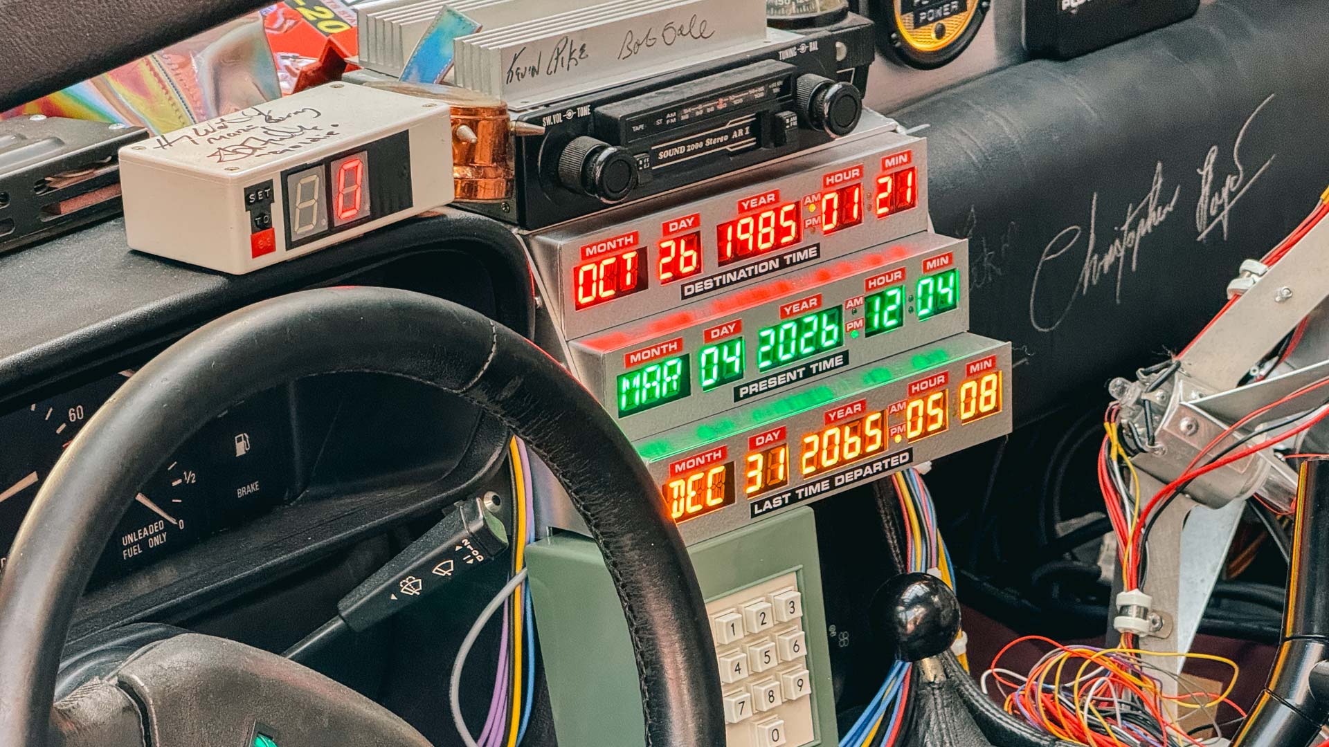 The original Delorean from Back to the Future was at ITB in Berlin