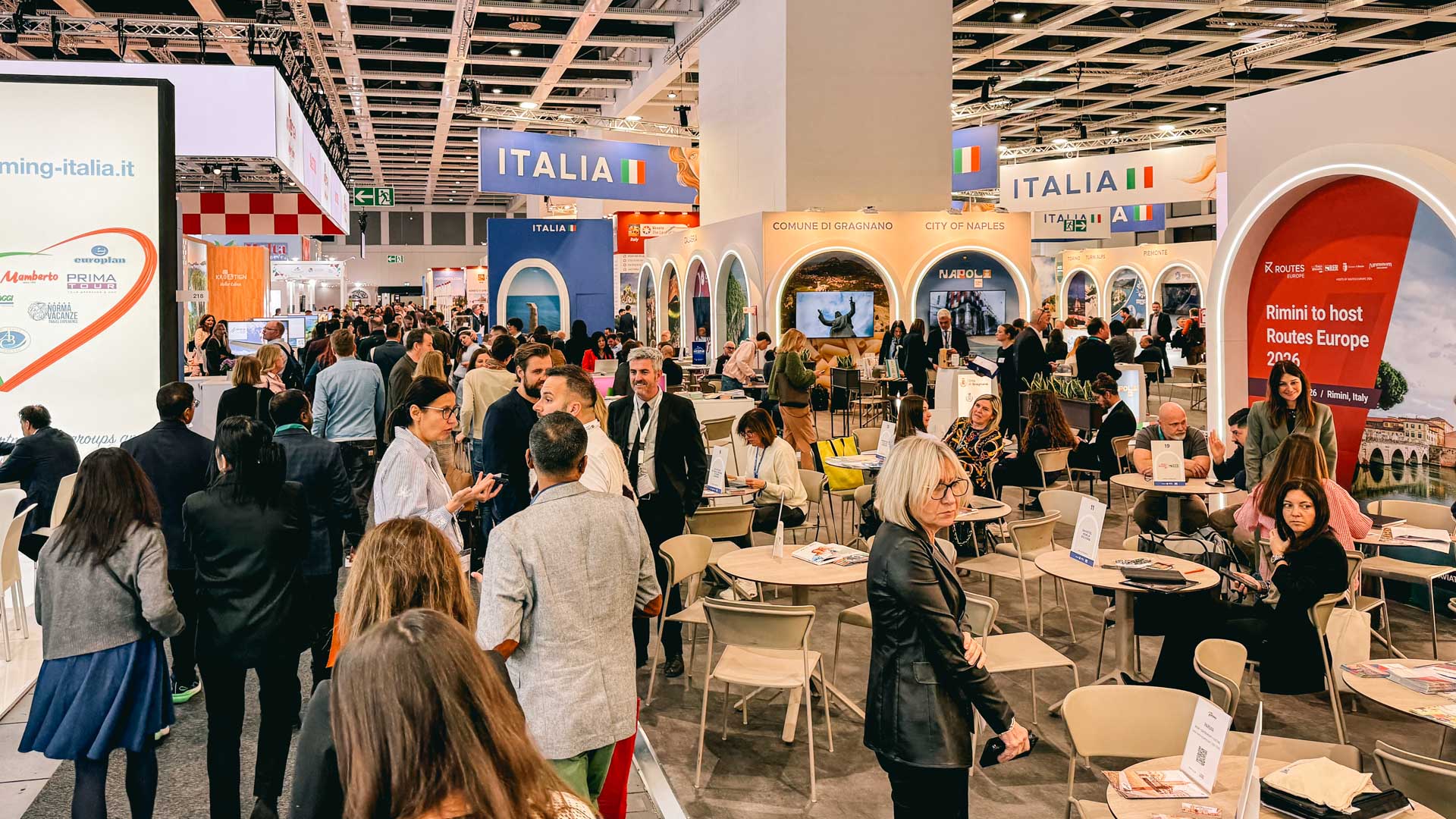 The stand of Italy at the ITB Berlin