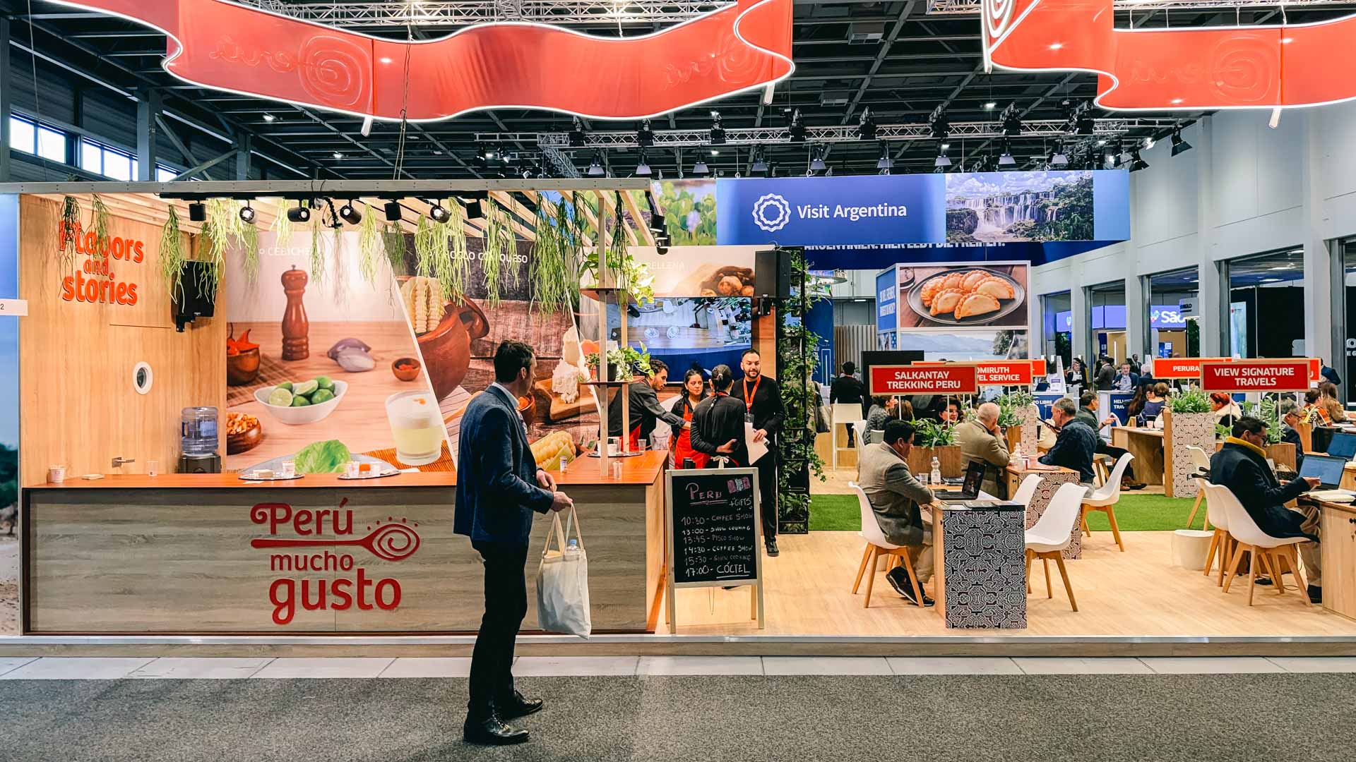 The stand of Peru at the 2026 ITB Berlin