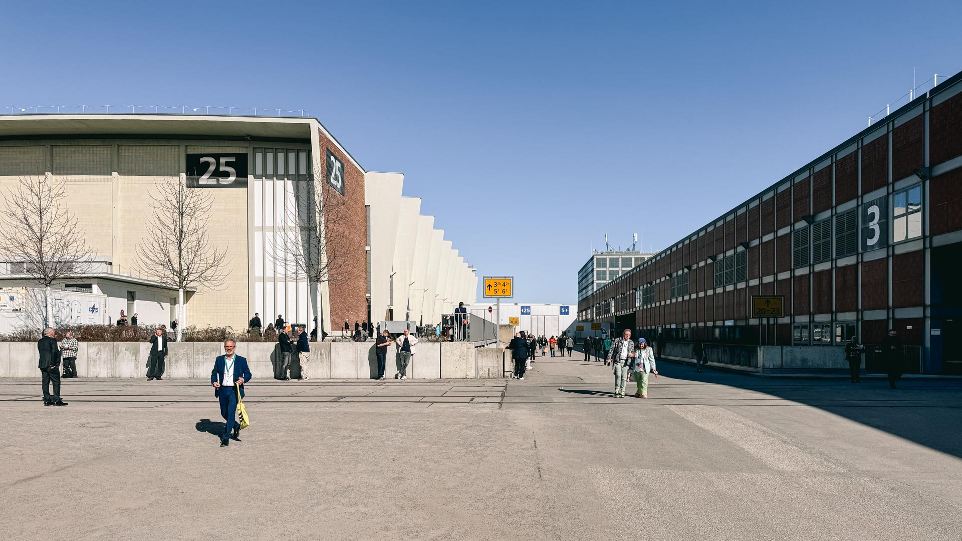 The premises of Messe Berlin where the travel conference is hosted
