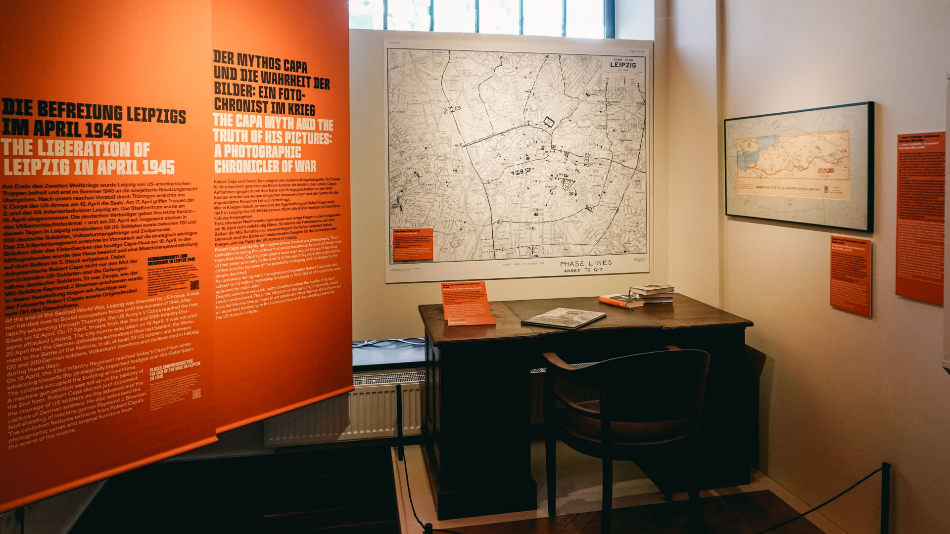 The Robert Capa Museum in Leipzig is dedicated to the famous photographer