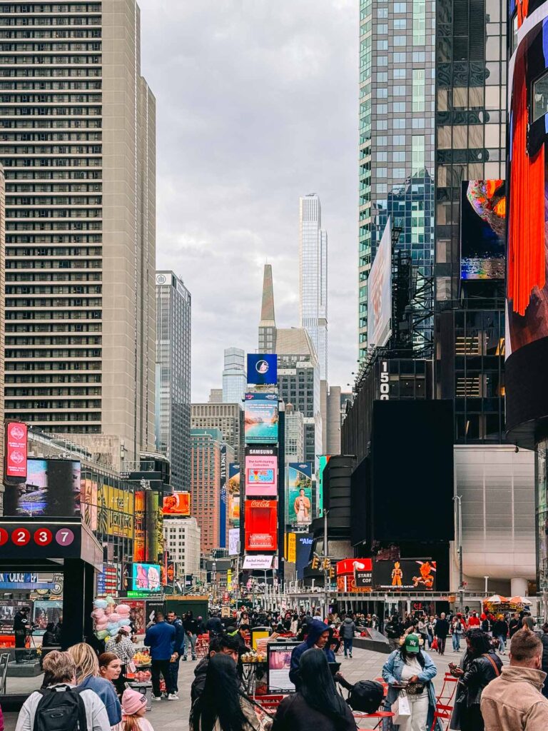 The Times Square in New York