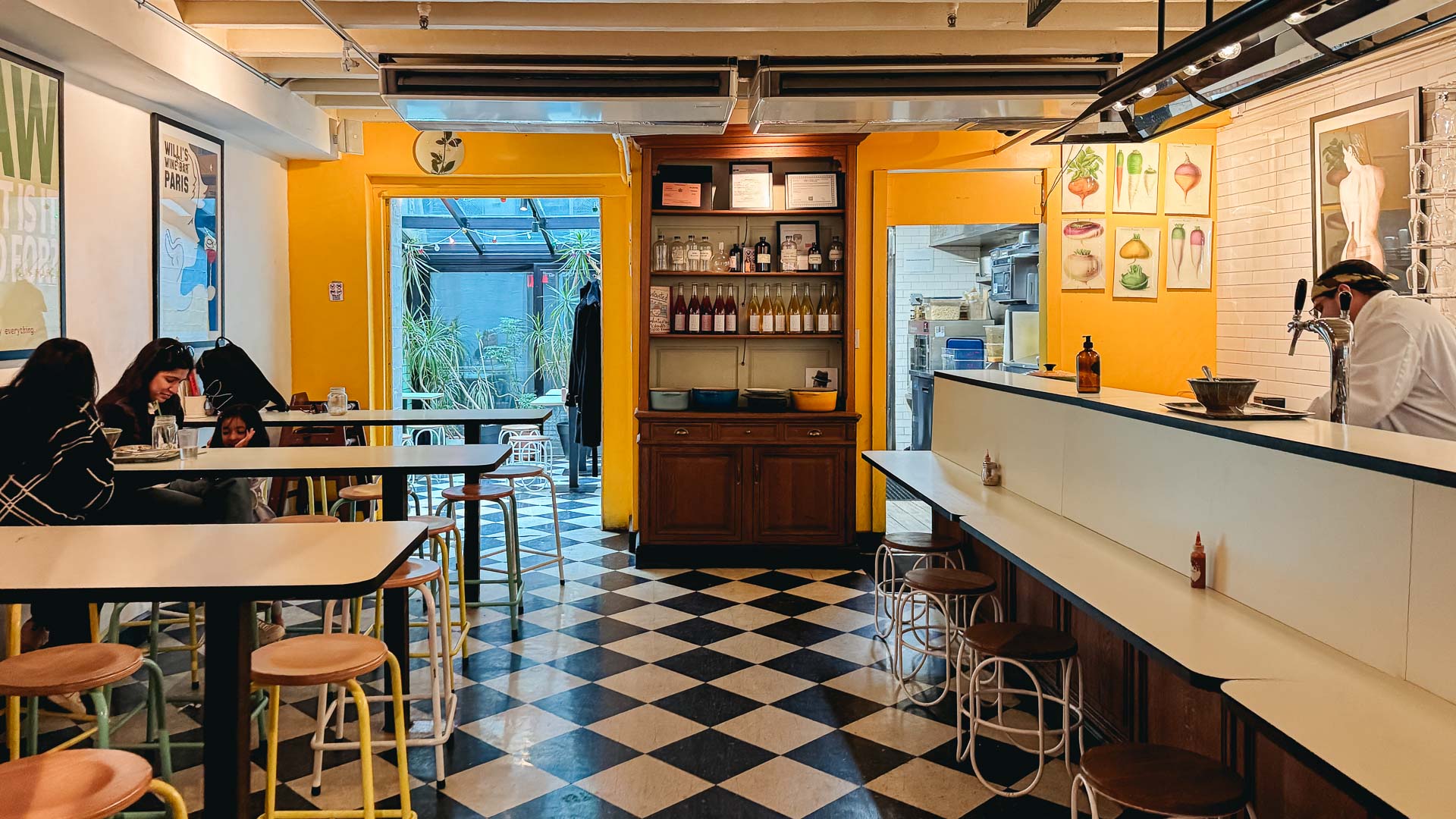 The interior of Le Botaniste in NYC