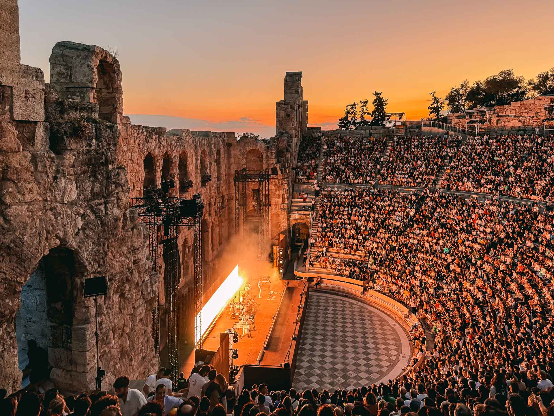 A concert at Herodeion Theater