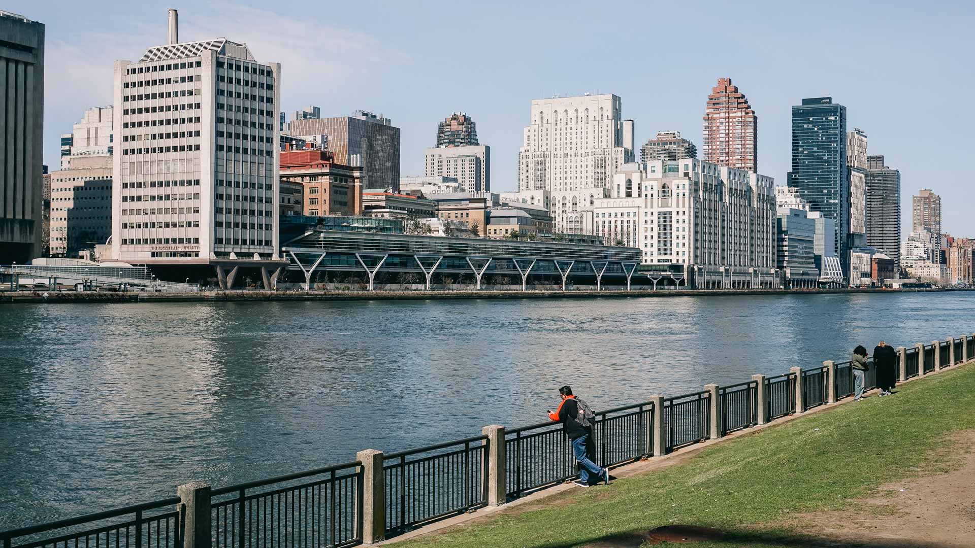 Stunning Manhattan view from Roosevelt Island