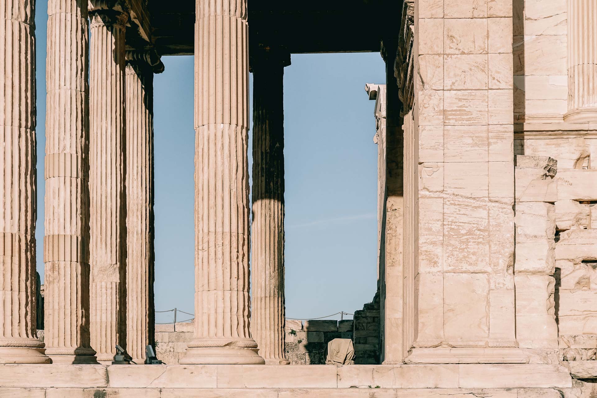 A detail from the Parthenon