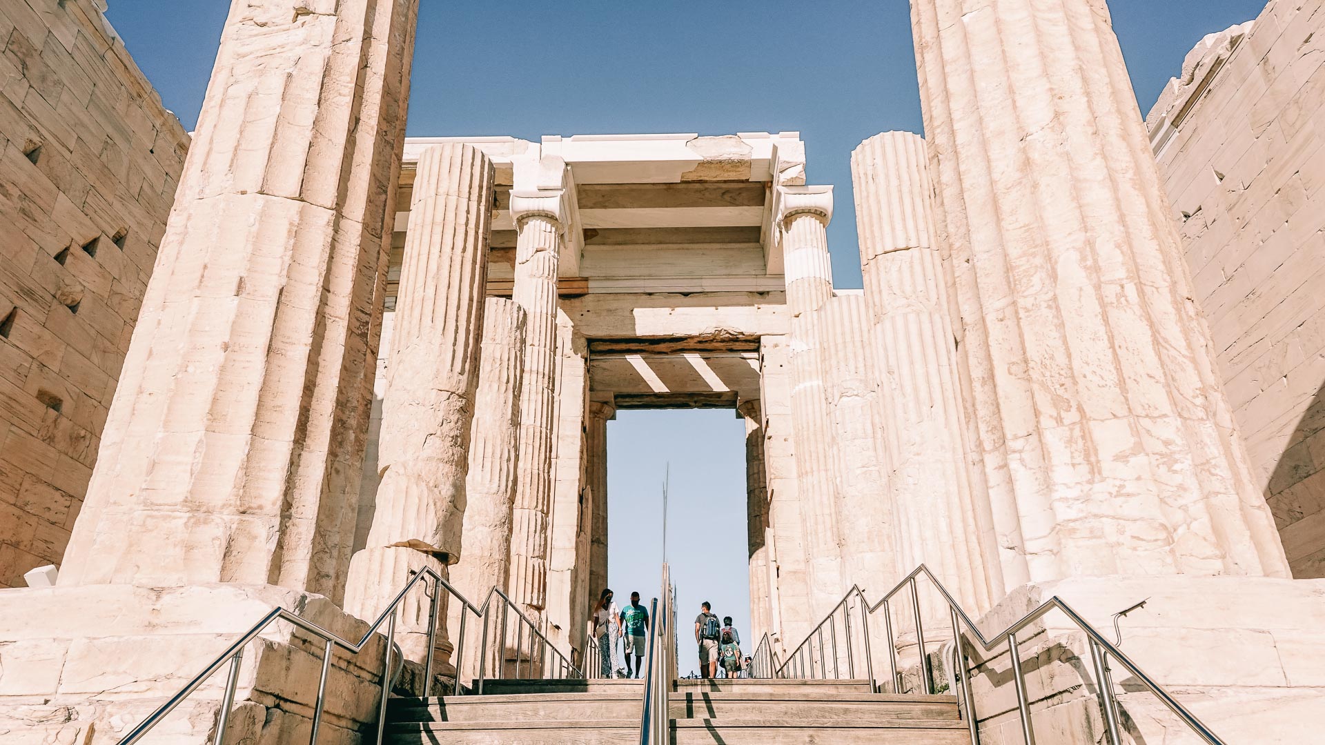 The Propylaea of the Acropolis of Athens