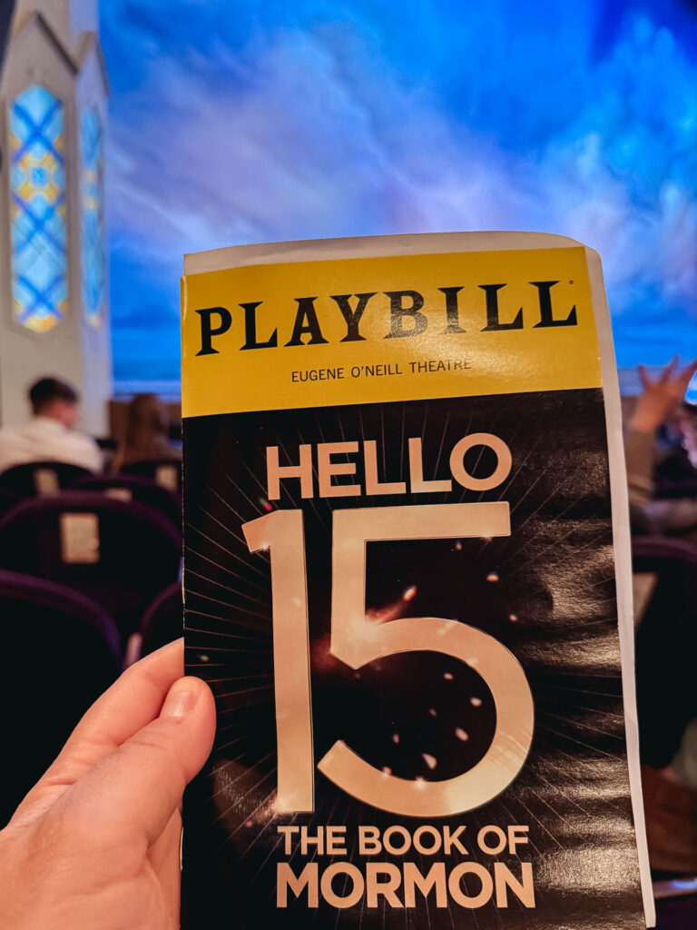 The Book of Mormon playbill